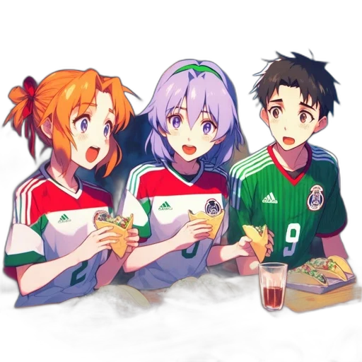 food, anime, pixel art, concept art transparent PNG cut-out