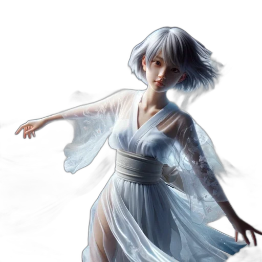 dress, concept art, fantasy art, photorealistic transparent PNG cut-out