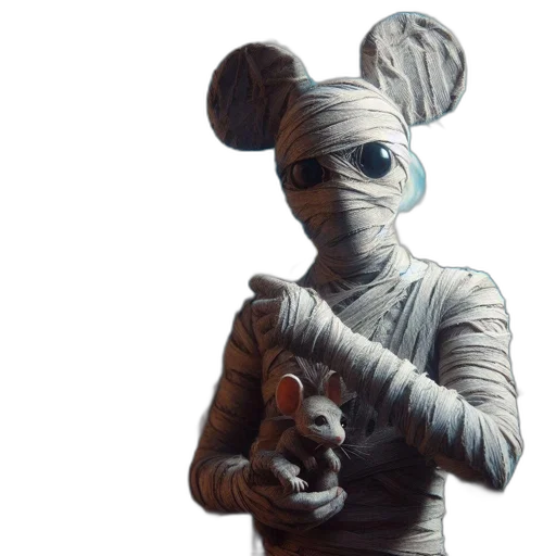 mask, staff, creature, robot transparent PNG cut-out