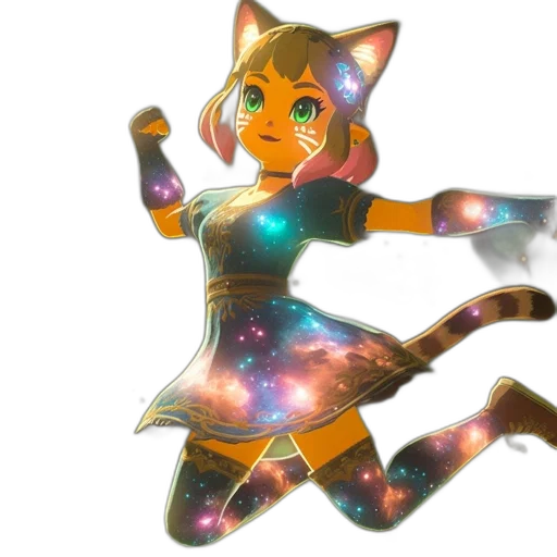 staff, dress, concept art, 3d render transparent PNG cut-out
