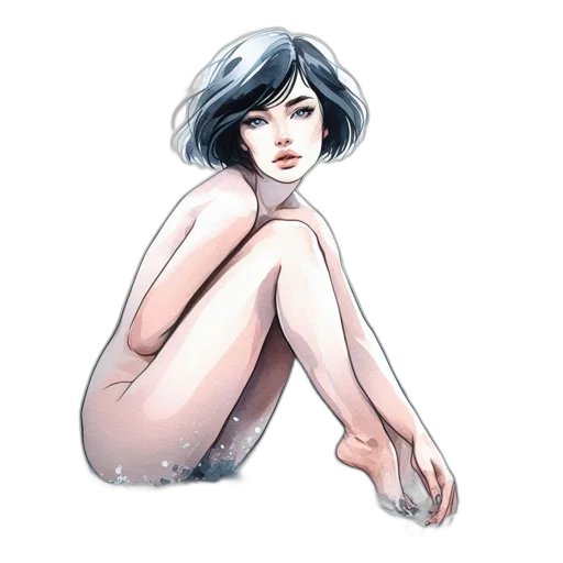 dress, jewelry, comic book art, concept art transparent PNG cut-out