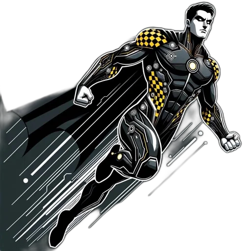 comic book art, concept art, cartoon, fantasy art transparent PNG cut-out