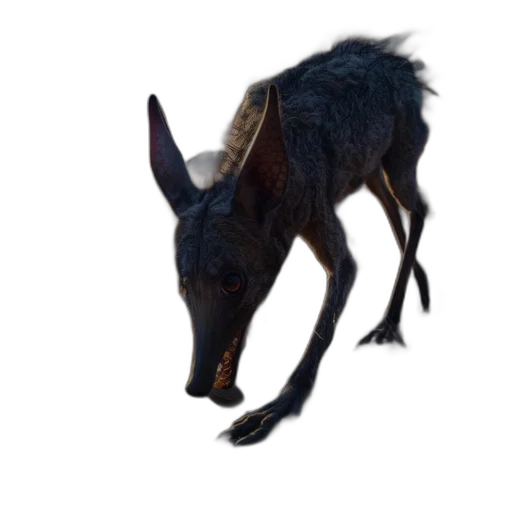 animal, creature, dragon, staff transparent PNG cut-out