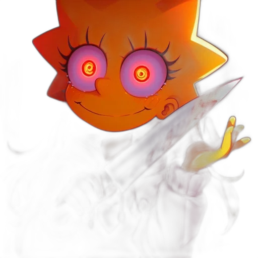 mask, staff, creature, crown transparent PNG cut-out