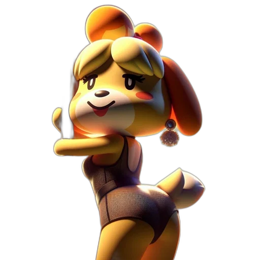 staff, animal, 3d render, concept art transparent PNG cut-out