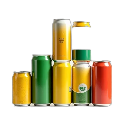 bottle, 3d render, green, colorful transparent PNG cut-out