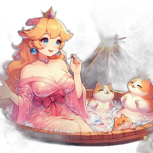 crown, dress, concept art, watercolor transparent PNG cut-out