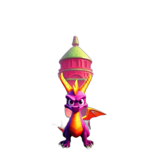 dragon, staff, weapon, hat transparent PNG cut-out