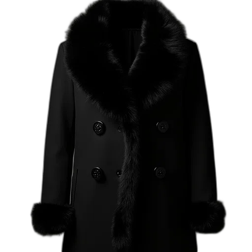 jacket, hat, dress, staff transparent PNG cut-out