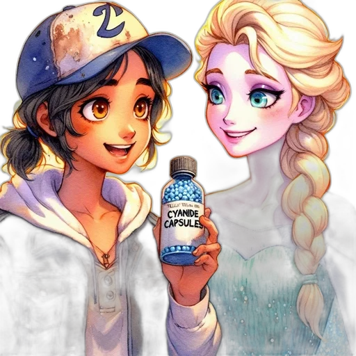 bottle, watercolor, anime, cartoon transparent PNG cut-out