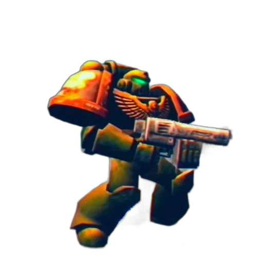 robot, weapon, staff, jacket transparent PNG cut-out