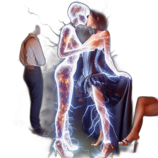 dress, creature, robot, mask transparent PNG cut-out