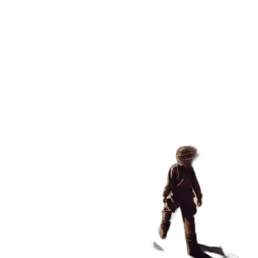 robot, hair, creature, shoes transparent PNG cut-out
