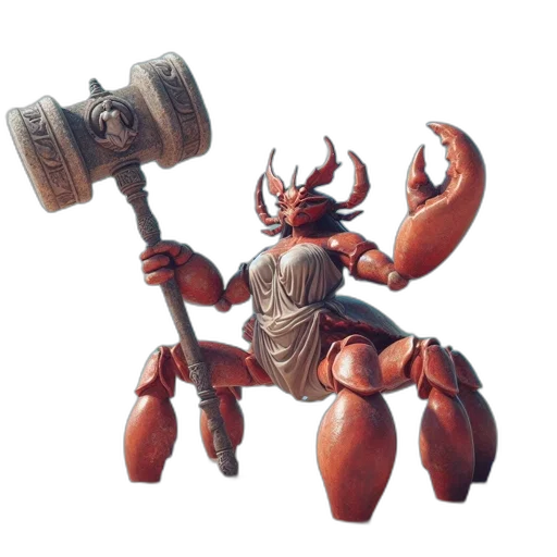 weapon, robot, staff, creature transparent PNG cut-out