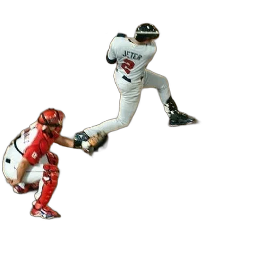 3d render, baseball, player, name transparent PNG cut-out