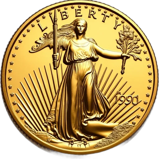 jewelry, golden, 1991, burnished transparent PNG cut-out