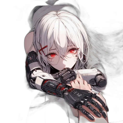 weapon, robot, sword, staff transparent PNG cut-out