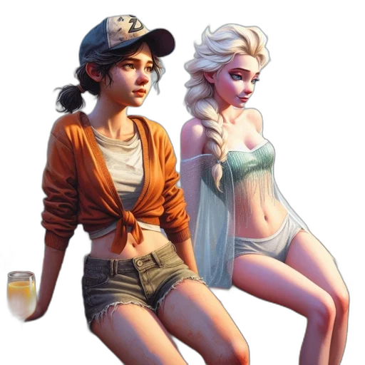 concept art, fantasy art, pixel art, comic book art transparent PNG cut-out