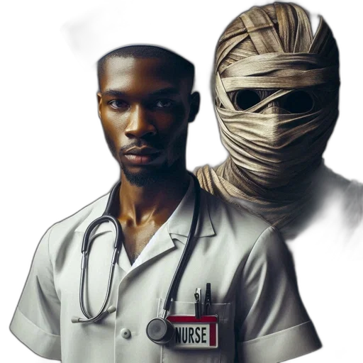 mask, jacket, concept art, comic book art transparent PNG cut-out