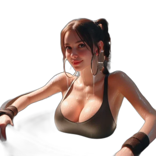 dress, jewelry, robot, face transparent PNG cut-out