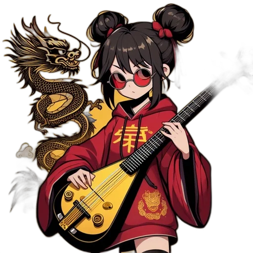 staff, dragon, weapon, mask transparent PNG cut-out