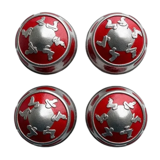 jewelry, 3d render, set, four transparent PNG cut-out