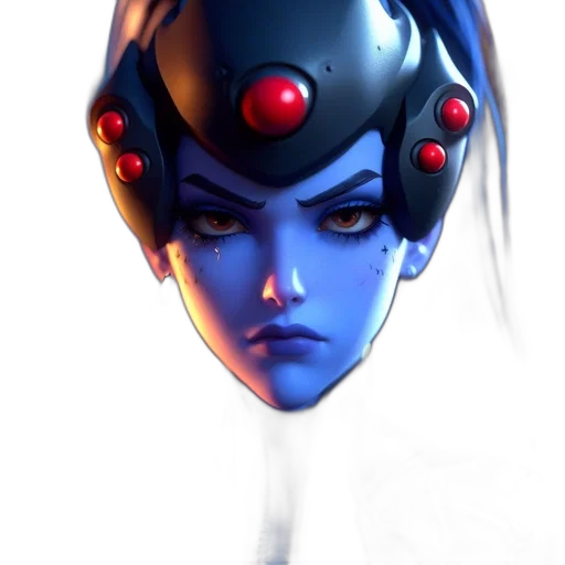 robot, face, mask, crown transparent PNG cut-out
