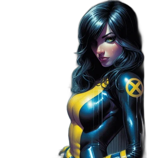 comic book art, concept art, fantasy art, woman transparent PNG cut-out