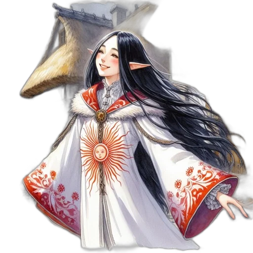 staff, dress, jewelry, dragon transparent PNG cut-out