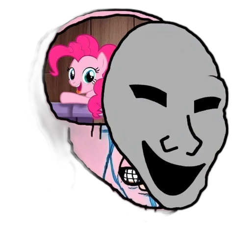 mask, face, robot, creature transparent PNG cut-out