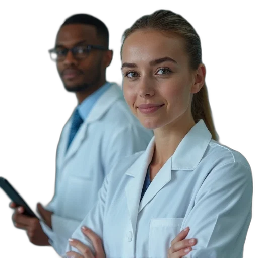 staff, face, woman, customer transparent PNG cut-out
