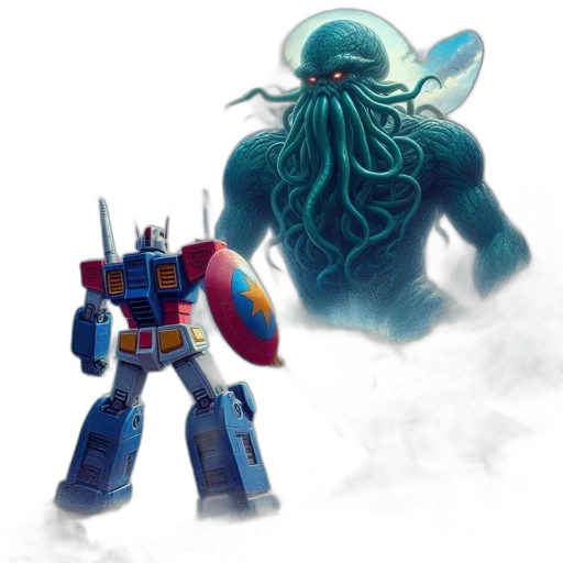 robot, creature, concept art, fantasy art transparent PNG cut-out