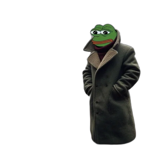 jacket, animal, hat, staff transparent PNG cut-out