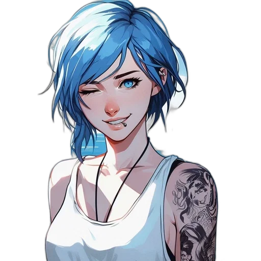 face, dress, cartoon, anime transparent PNG cut-out