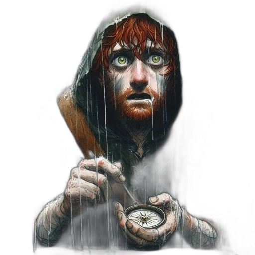 face, mask, umbrella, staff transparent PNG cut-out