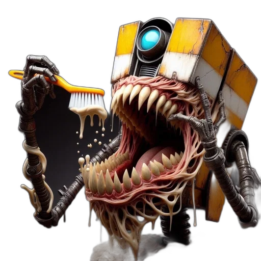 creature, robot, dragon, mask transparent PNG cut-out