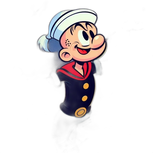 staff, hat, cartoon, 3d render transparent PNG cut-out