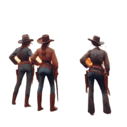 hat, jacket, staff, weapon transparent PNG cut-out