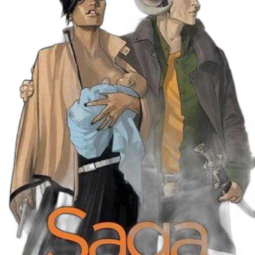 jacket, comic book art, concept art, fantasy art transparent PNG cut-out