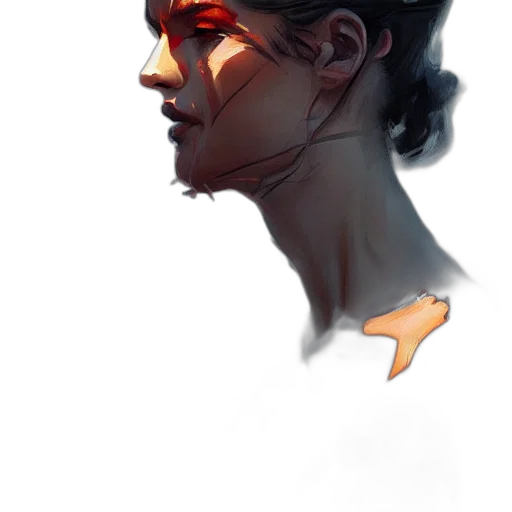 face, mask, crown, staff transparent PNG cut-out