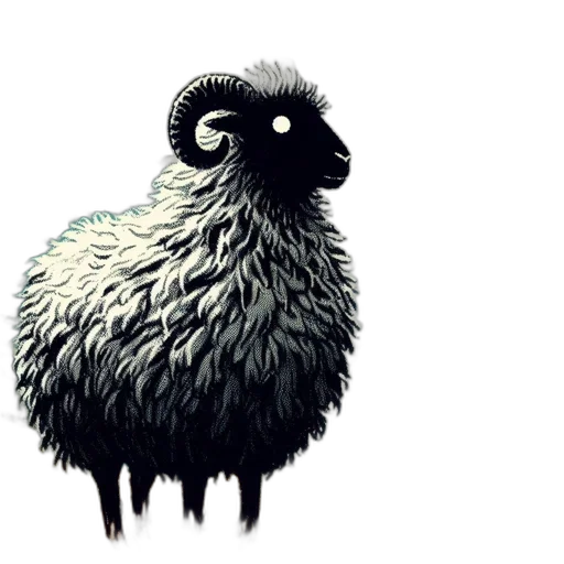 animal, creature, hair, concept art transparent PNG cut-out