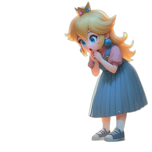 dress, staff, crown, weapon transparent PNG cut-out