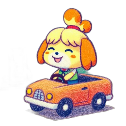 car, animal, robot, watercolor transparent PNG cut-out