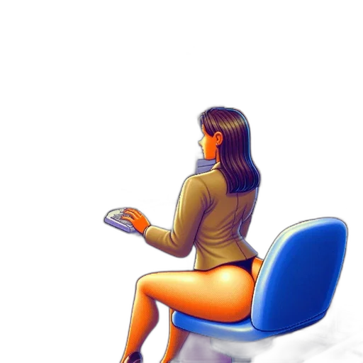 furniture, dress, robot, staff transparent PNG cut-out