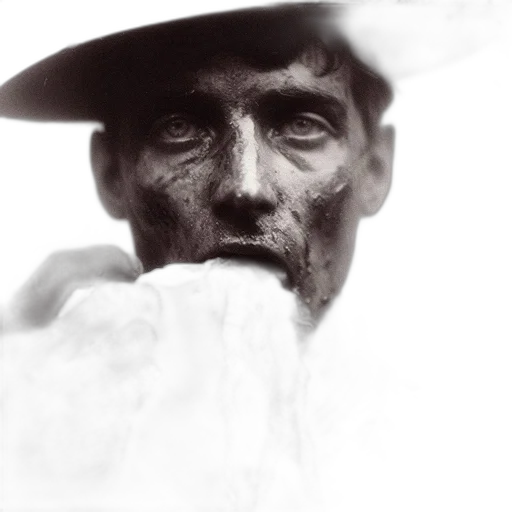 face, hat, mask, staff transparent PNG cut-out