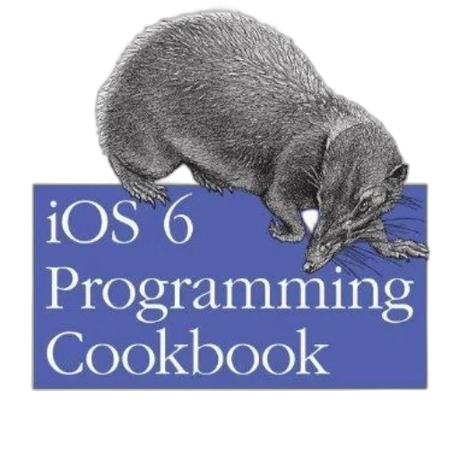 ios, programming, cookbook, cover transparent PNG cut-out