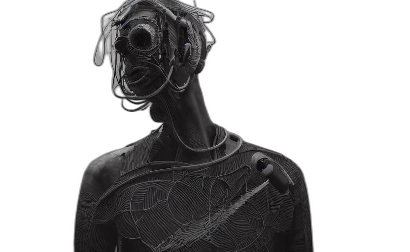 robot, mask, dress, face transparent PNG cut-out