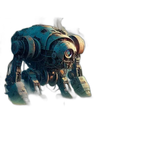 robot, weapon, creature, mask transparent PNG cut-out