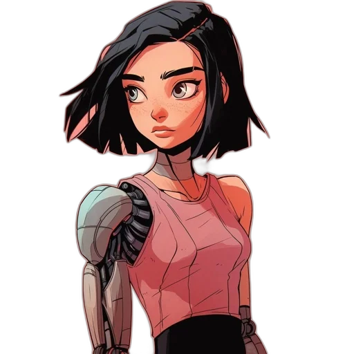 robot, dress, jacket, face transparent PNG cut-out