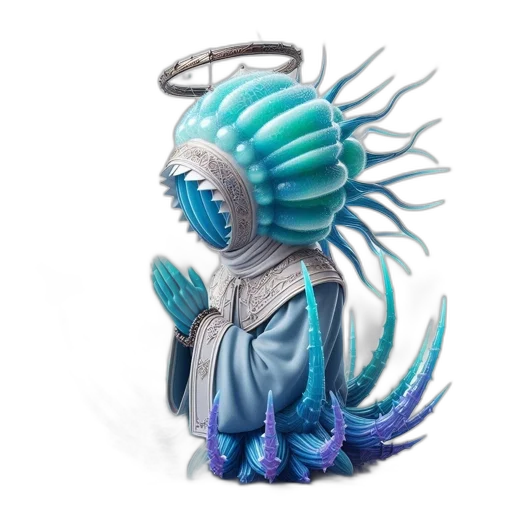 creature, dragon, staff, mask transparent PNG cut-out